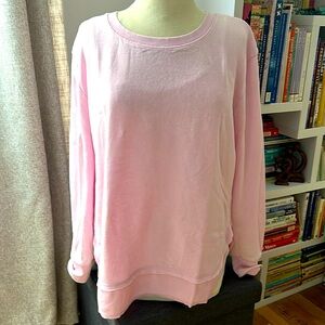 Lightweight sweatshirt in pink